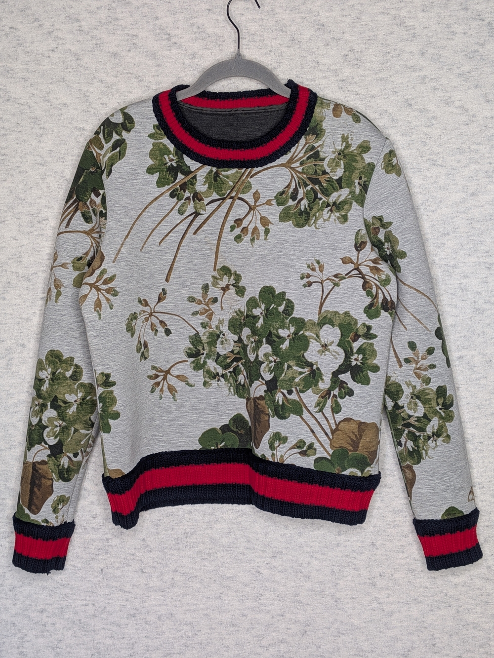 Gucci 2016 Herbarium Floral Sweatshirt by Alessandro Michele Sz M Unisex